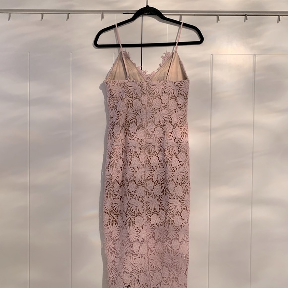 NWT Bardot Soft Pink Lace Dress - Picture 2 of 5